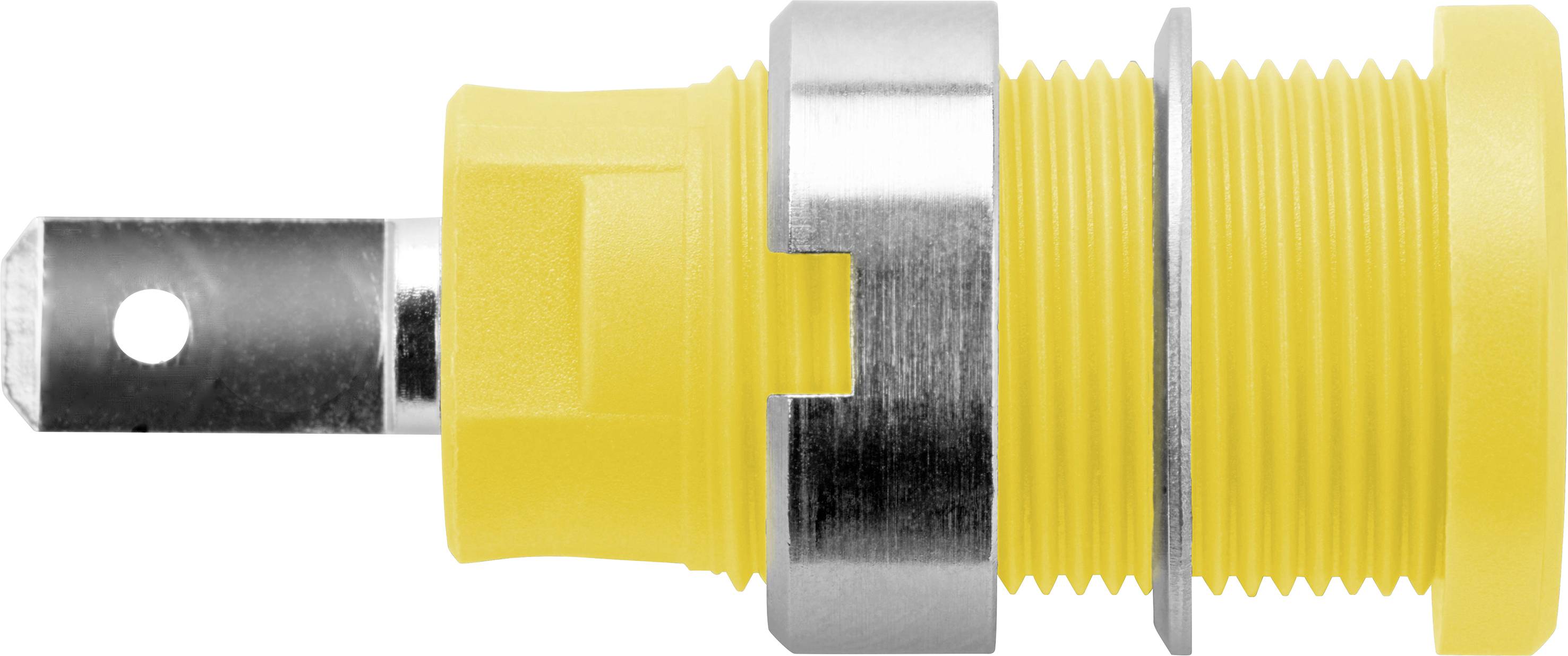 Schützinger DI SEB 7077 Ni / GE Prise encastrée de sécurité jaune