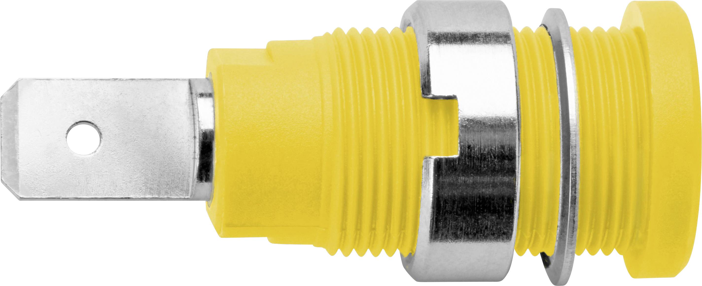 Schützinger DI SEB 7080 Ni / GE Prise encastrée de sécurité jaune