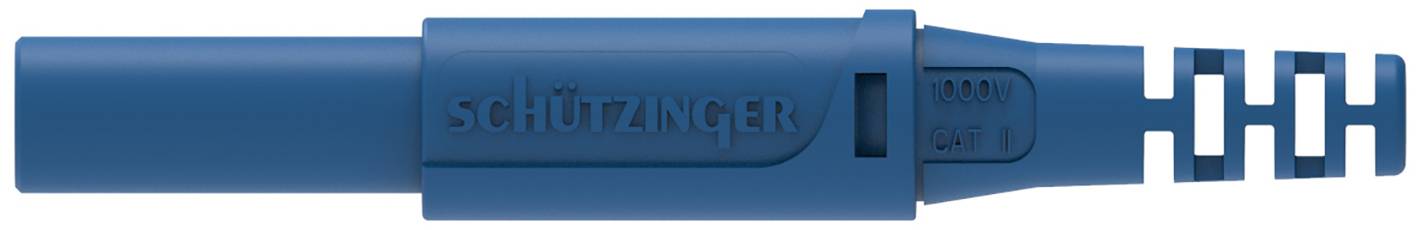 Schützinger DI SFK 30 S Au / OK / BL Fiche à ressort de sécurité bleu 1 pc(s)