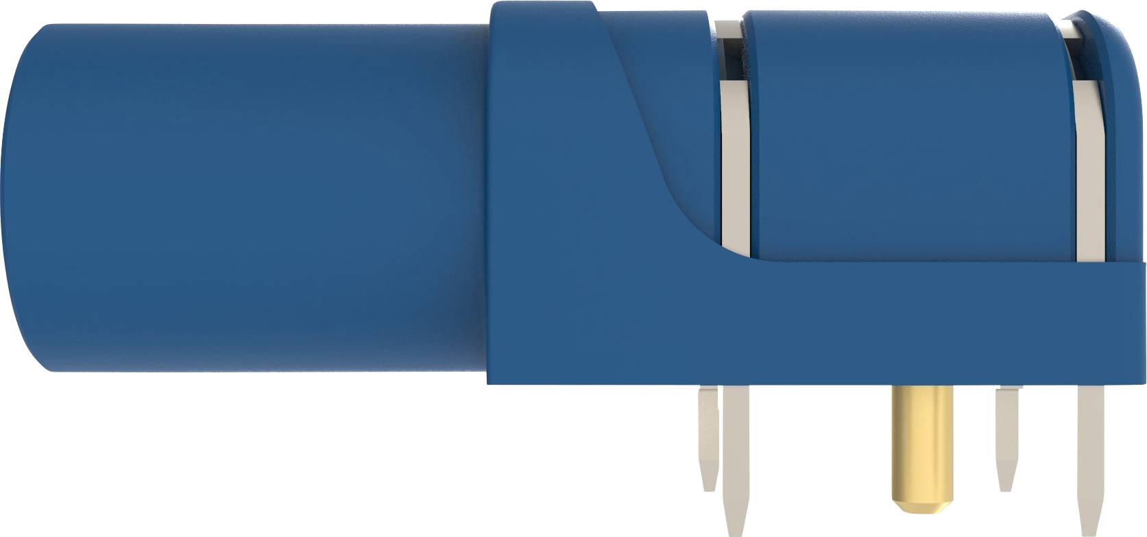 Schützinger SWEB 8094 Au / BL Prise encastrée coudée de sécurité bleu 1 pc(s)