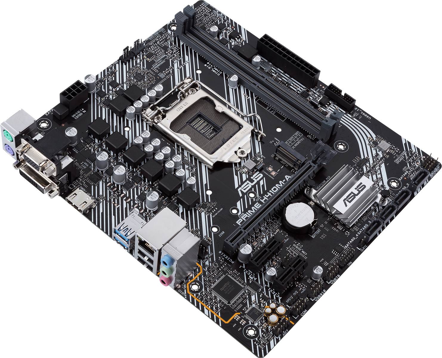 Asus PRIME H410M-A Carte mère Socket (PC) Intel® 1200 Facteur de forme (détails) Micro-ATX