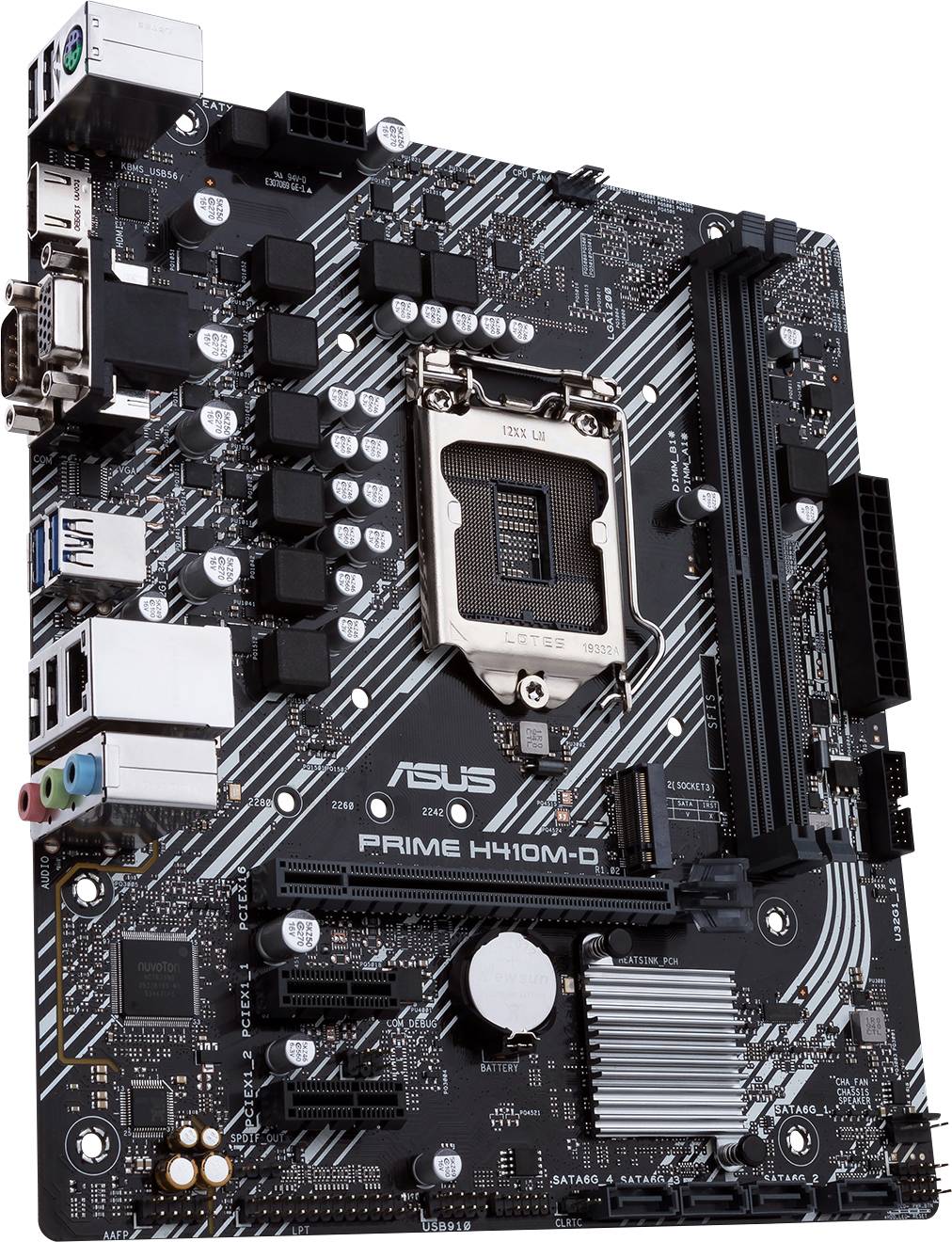 Asus PRIME H410M-D Carte mère Socket (PC) Intel® 1200 Facteur de forme (détails) Micro-ATX