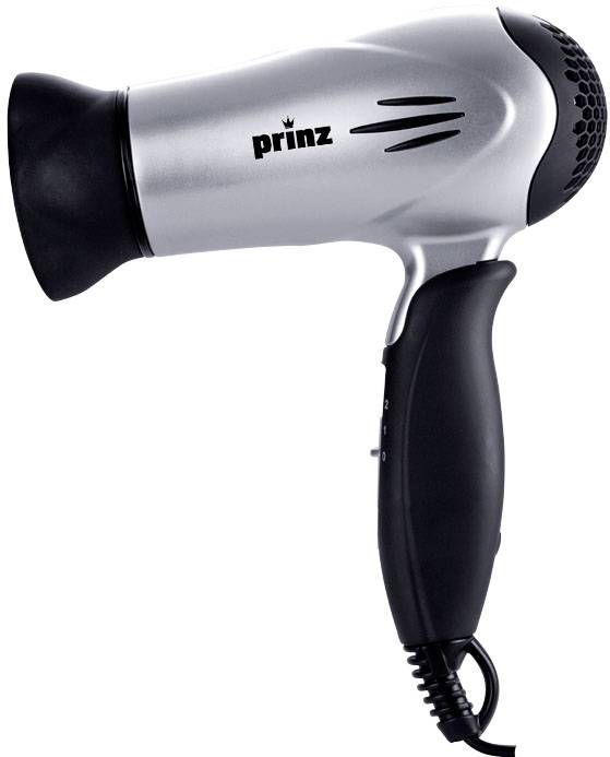 Prinz PZ-KHT1 Sèche-cheveux argent, noir
