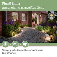 Paulmann Poller Classic 94322 Système d'éclairage Plug&Shine 2 W anthracite Paulmann Poller Classic 94322 Système d'éclairage Plug&Shine 2 W anthracite