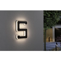 Paulmann 79846 Eclairage solaire pour numéro de maison 0.20 W blanc chaud noir Paulmann 79846 Eclairage solaire pour numéro de maison 0.20 W blanc chaud noir