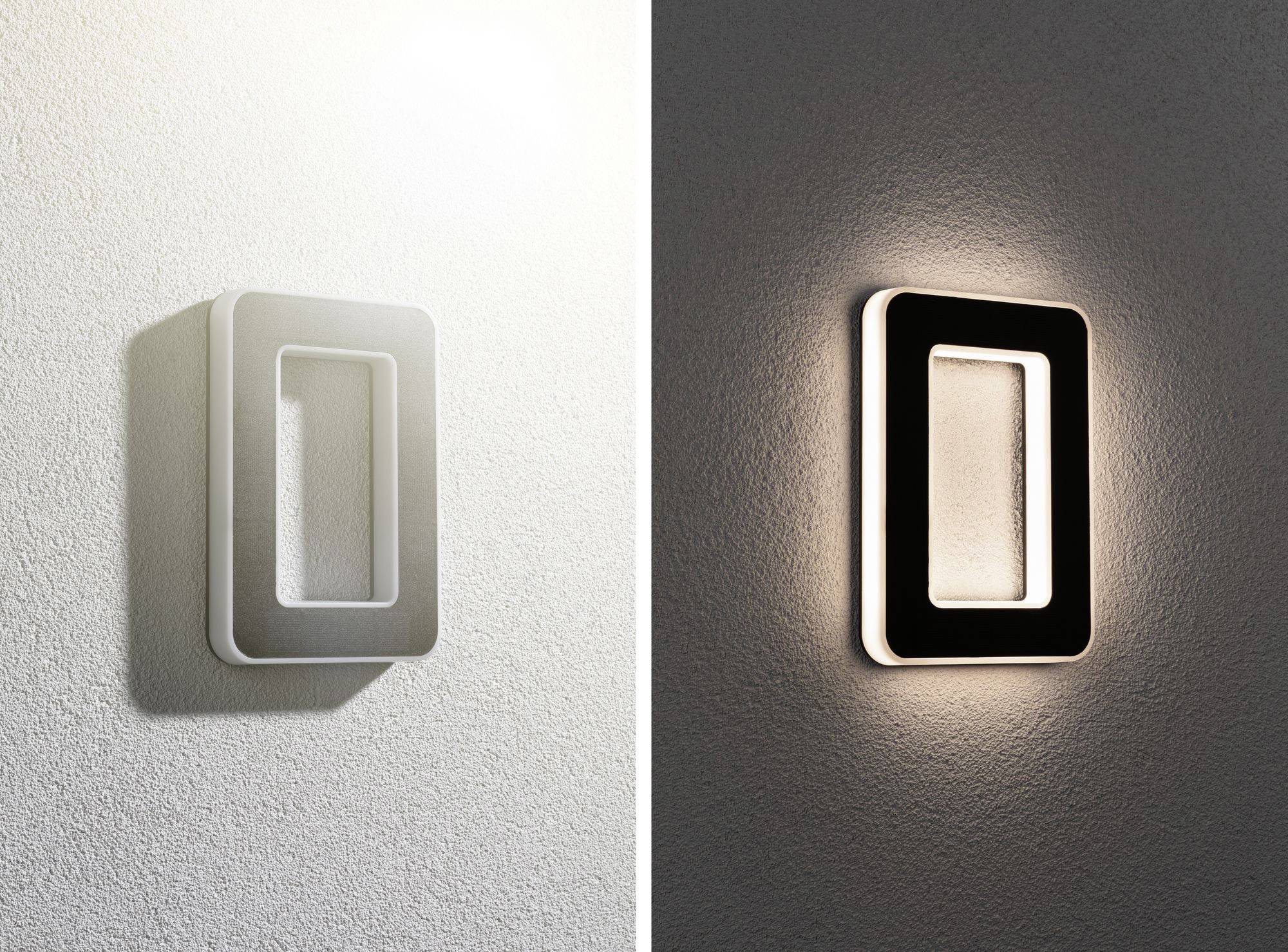 Paulmann 79851 Eclairage solaire pour numéro de maison 0.20 W blanc chaud noir