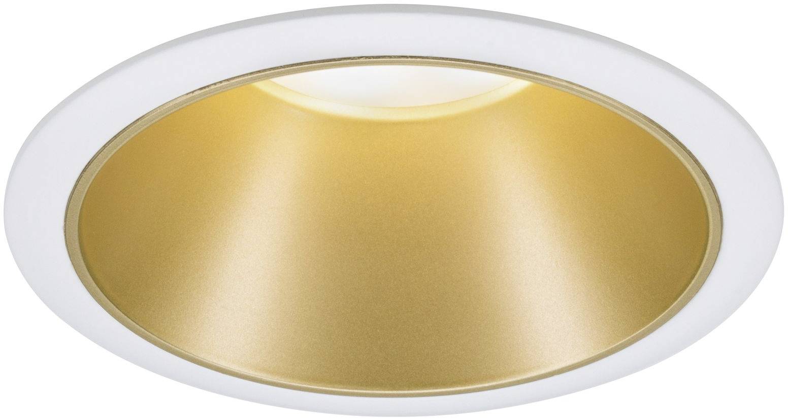 Paulmann 93396 Luminaire à LED encastrable GU10 blanc mat, or