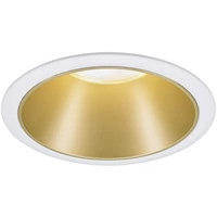 Paulmann 93396 Luminaire à LED encastrable GU10 blanc mat, or Paulmann 93396 Luminaire à LED encastrable GU10 blanc mat, or