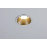 Paulmann 93396 Luminaire à LED encastrable GU10 blanc mat, or Paulmann 93396 Luminaire à LED encastrable GU10 blanc mat, or