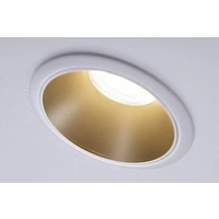 Paulmann 93396 Luminaire à LED encastrable GU10 blanc mat, or Paulmann 93396 Luminaire à LED encastrable GU10 blanc mat, or