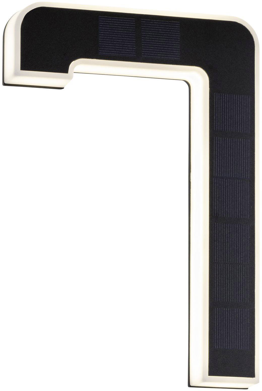 Paulmann 79848 Eclairage solaire pour numéro de maison 0.20 W blanc chaud noir