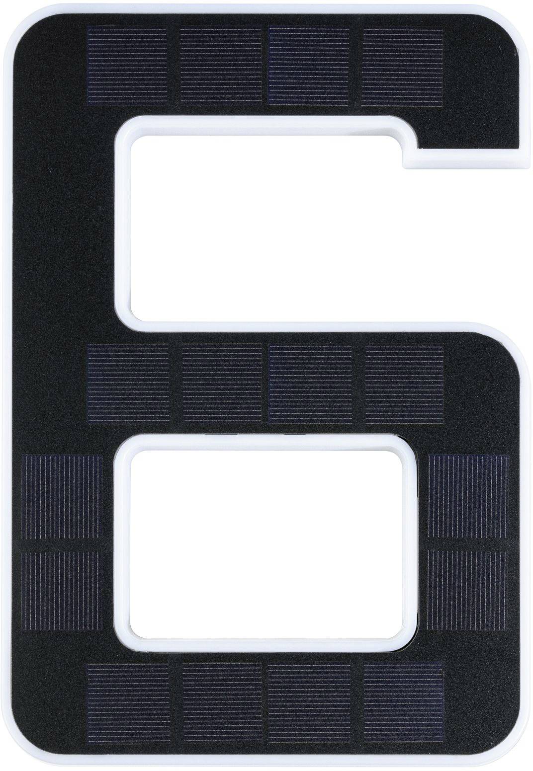 Paulmann 79847 Eclairage solaire pour numéro de maison 0.20 W blanc chaud noir