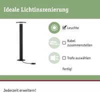 Paulmann Poller Plate 94312 Système d'éclairage Plug&Shine LED 6.1 W blanc chaud anthracite Paulmann Poller Plate 94312 Système d'éclairage Plug&Shine LED 6.1 W blanc chaud anthracite