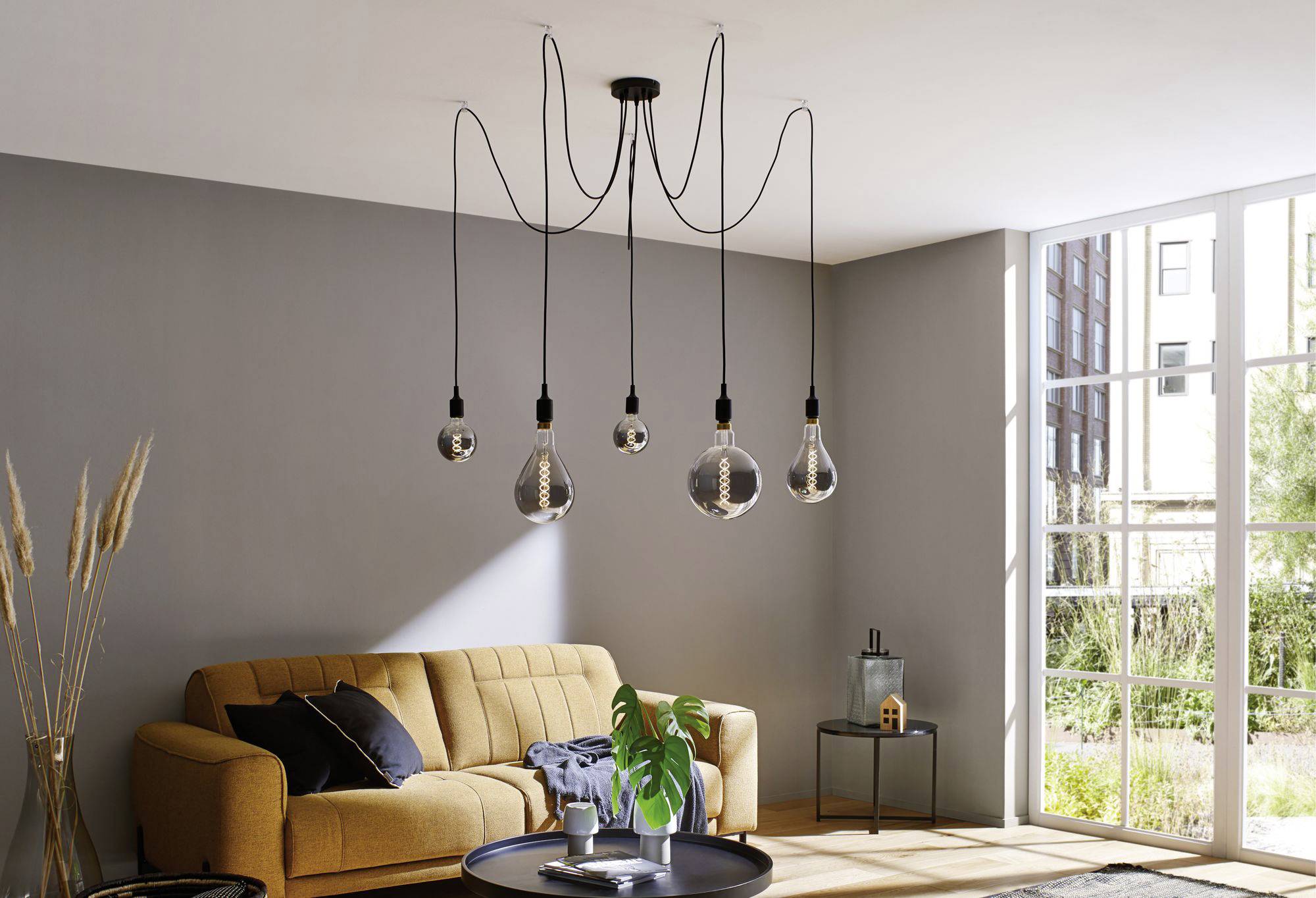 Paulmann Ketil 50389 Luminaire à suspendre LED E27 noir