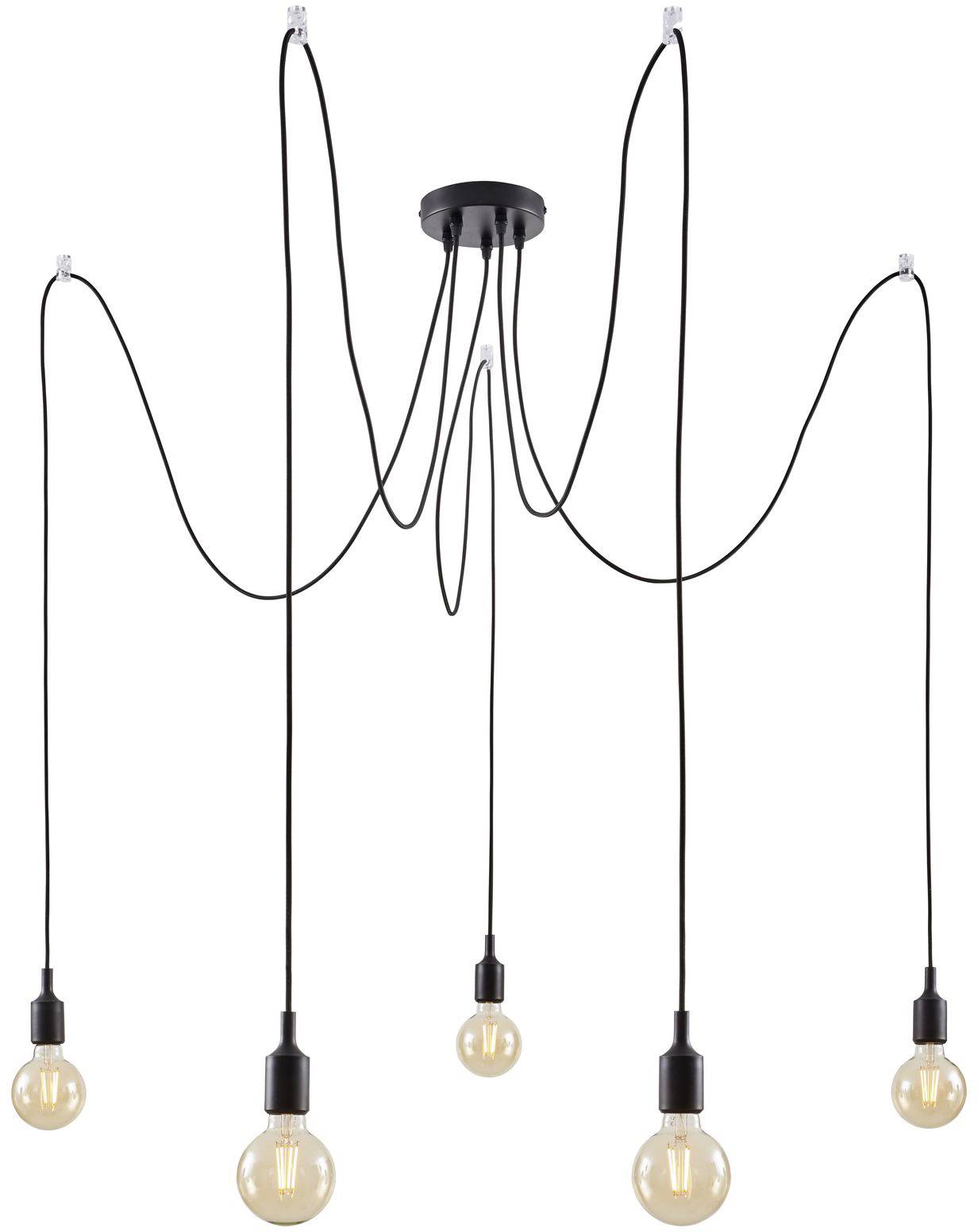 Paulmann Ketil 50389 Luminaire à suspendre LED E27 noir