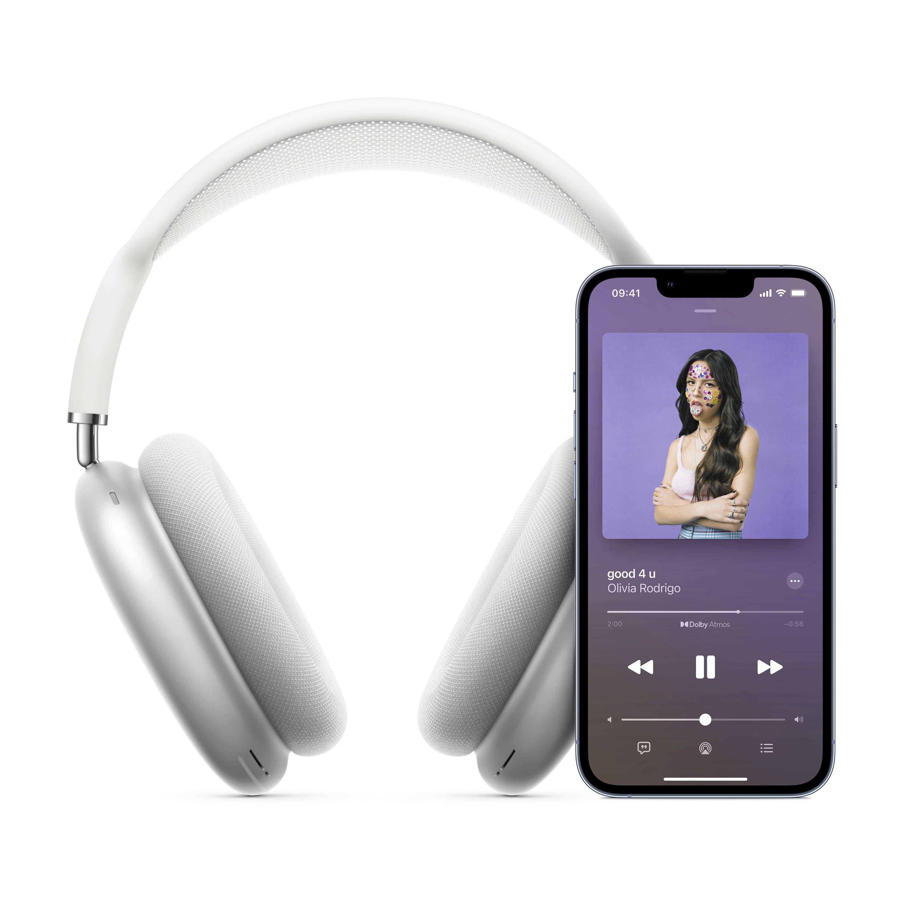 Apple AirPods Max rose micro-casque
