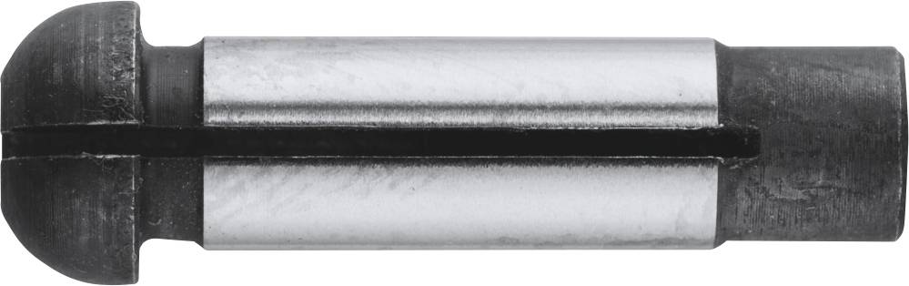 Goupille conique fendue; douille cylindrique en métal pour fixation dans des applications mécaniques ; argent-noir.