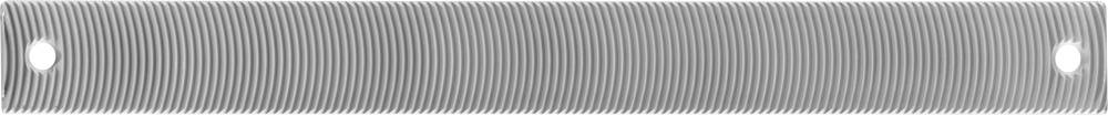 Illusion optique en noir et blanc avec des lignes parallèles créant un mouvement ondulant au centre.