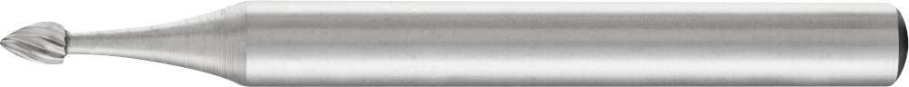 PFERD 22230556 Fraise sur tige HSS goutte Longueur 60 mm Dimension produit, Ø 3 mm Longueur de travail 4.5 mm Diamètre de tige