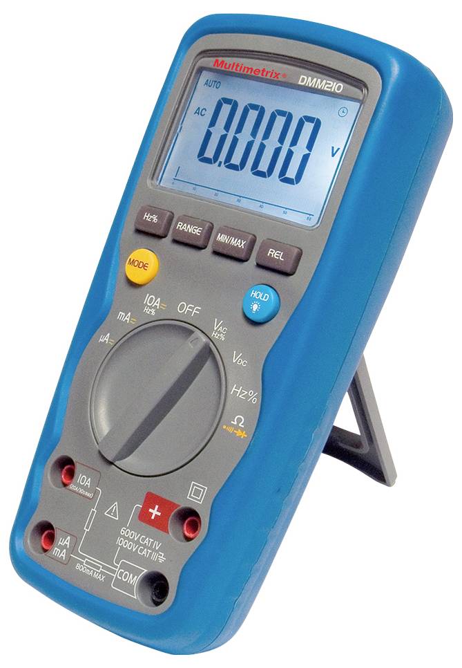 Multimetrix DMM 210 Multimètre numérique étanche (IP67) CAT III 1000 V, CAT IV 600 V Affichage (nombre de points): 6000