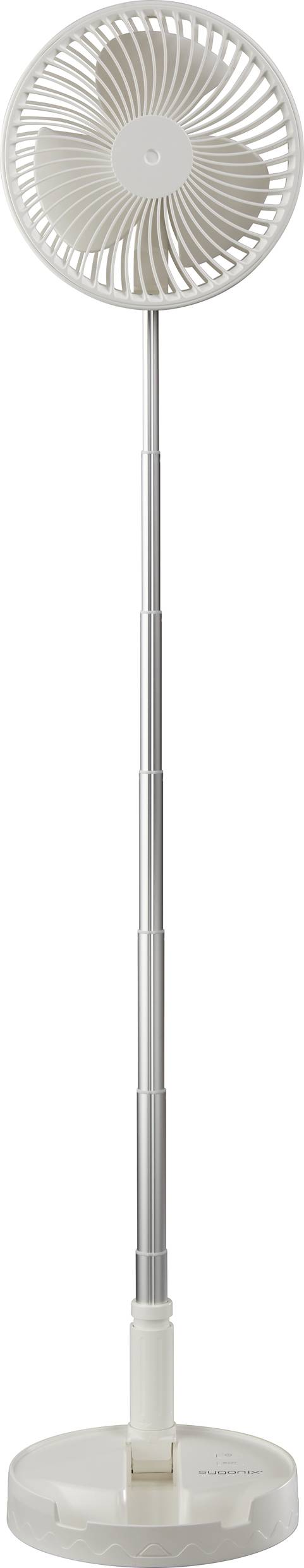 Sygonix Ventilateur USB 2.5 W (Ø x H) 197 mm x 975 mm blanc hauteur réglable