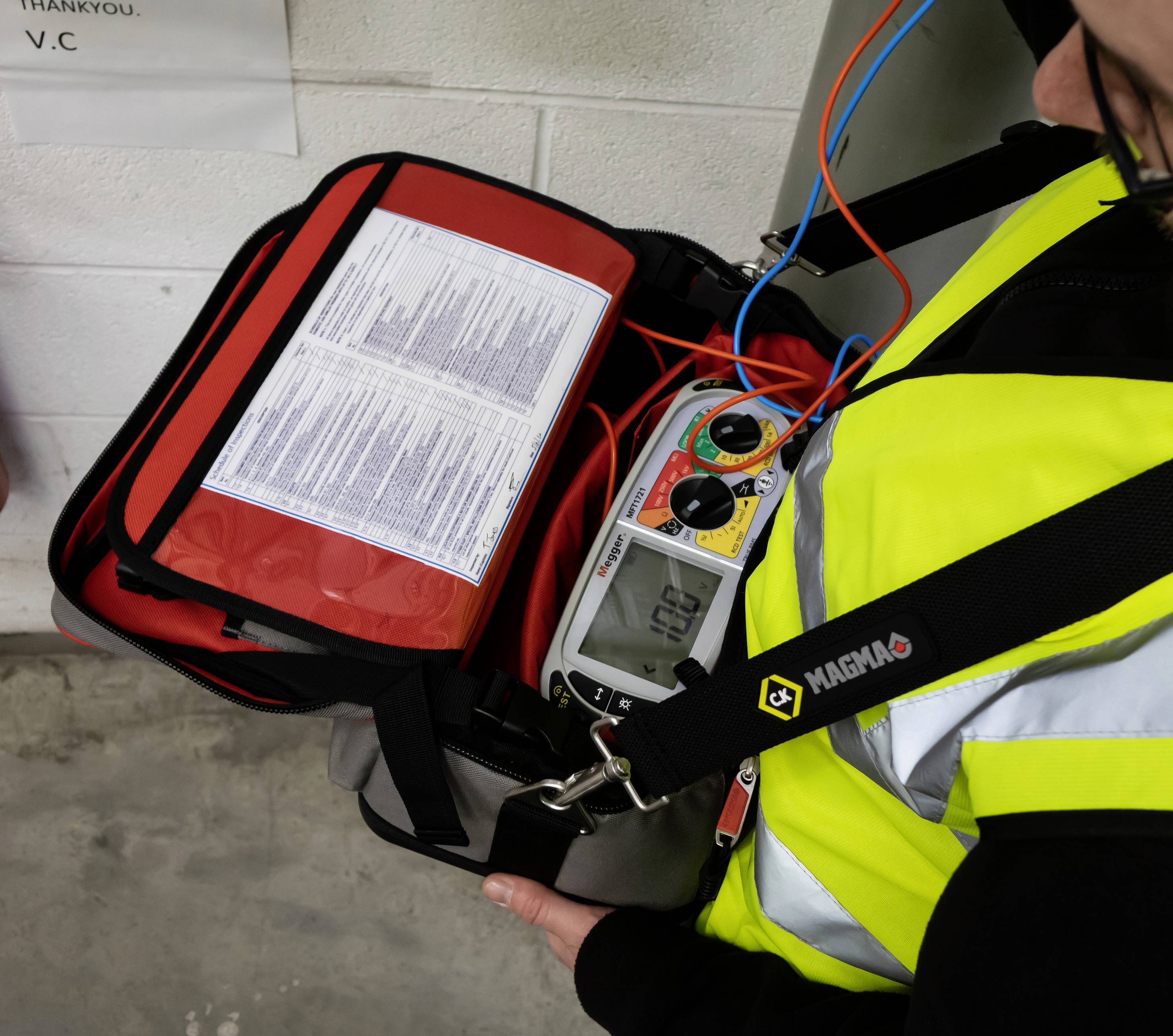 Sacoche à outils non équipée C.K MA2641 pour appareils de mesure