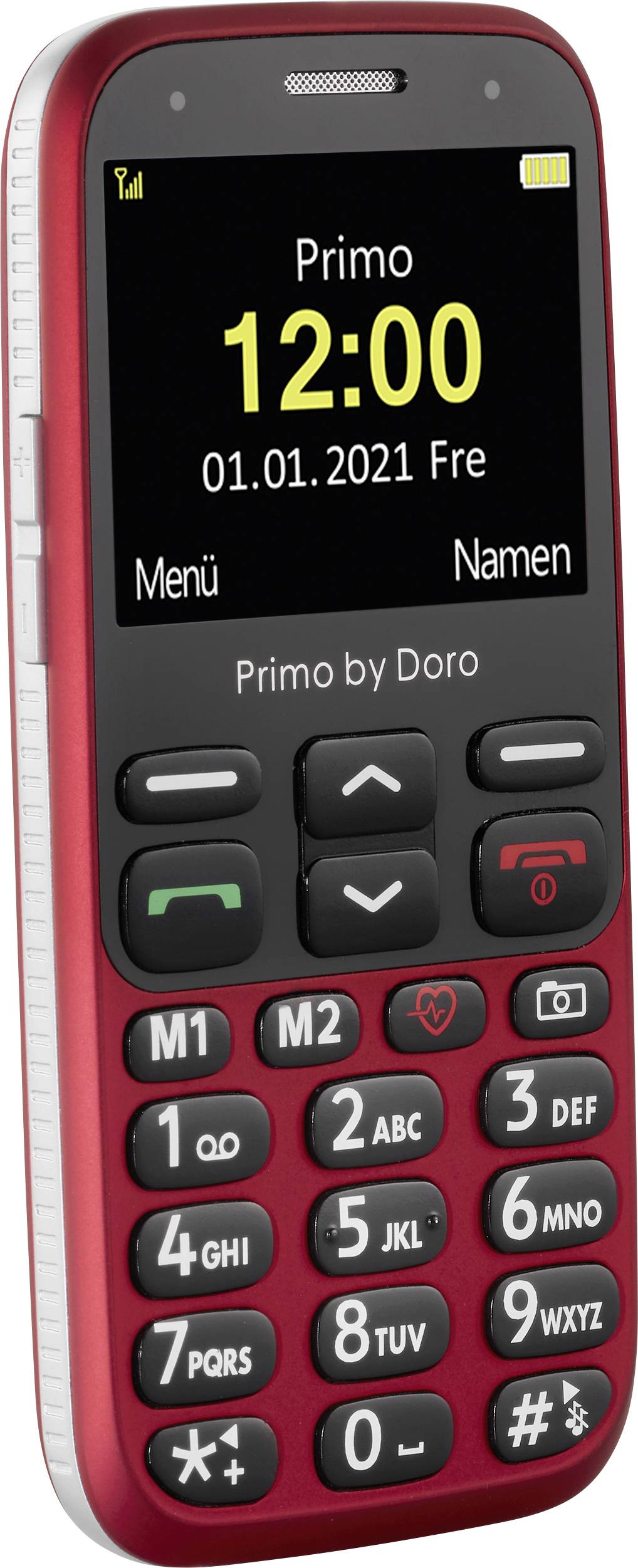 Primo by DORO 368 Téléphone portable pour séniors Touche SOS rouge