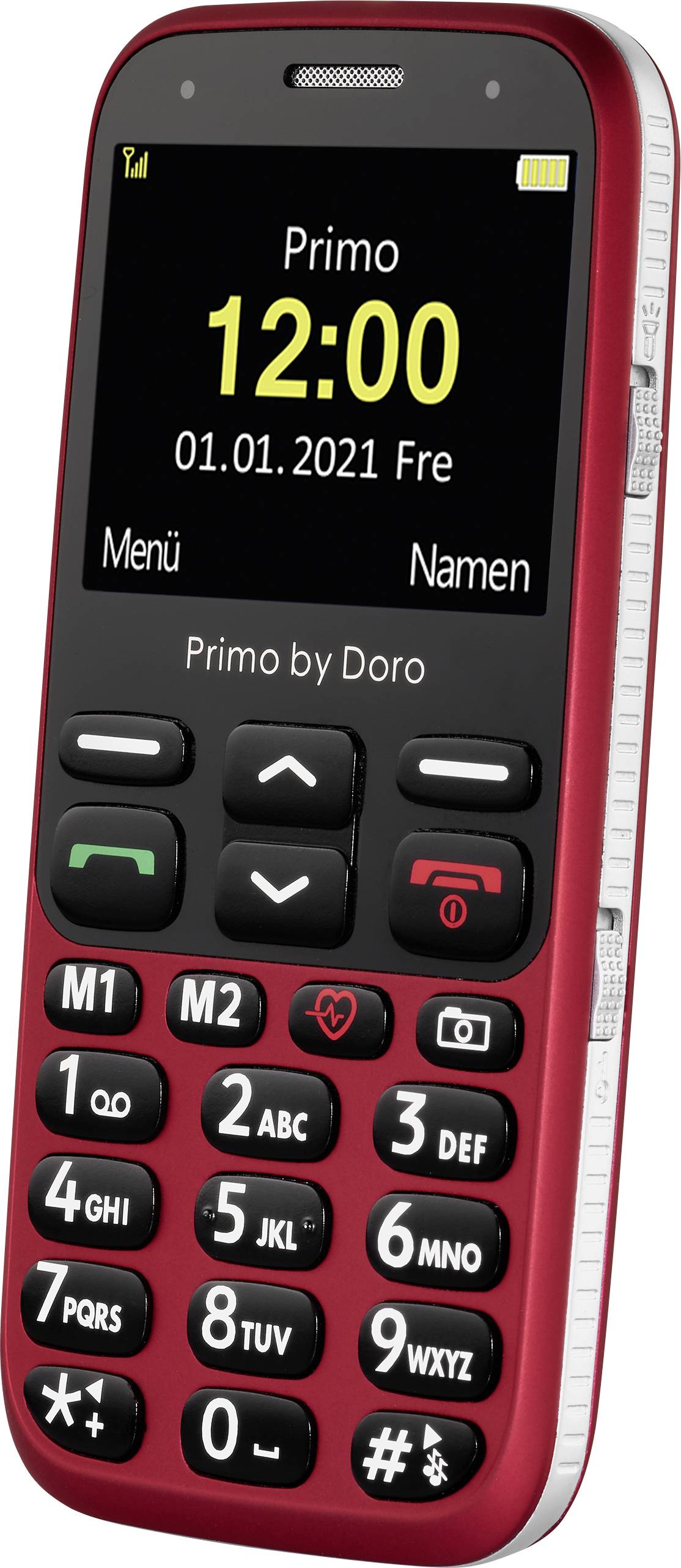 Primo by DORO 368 Téléphone portable pour séniors Touche SOS rouge