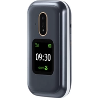 Primo by DORO 7080 Téléphone portable à clapet pour séniors Touche SOS graphite, blanc Primo by DORO 7080 Téléphone portable à clapet pour séniors Touche SOS graphite, blanc