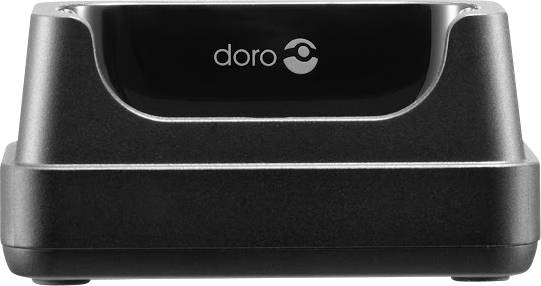 Primo by DORO 7080 Téléphone portable à clapet pour séniors Touche SOS graphite, blanc