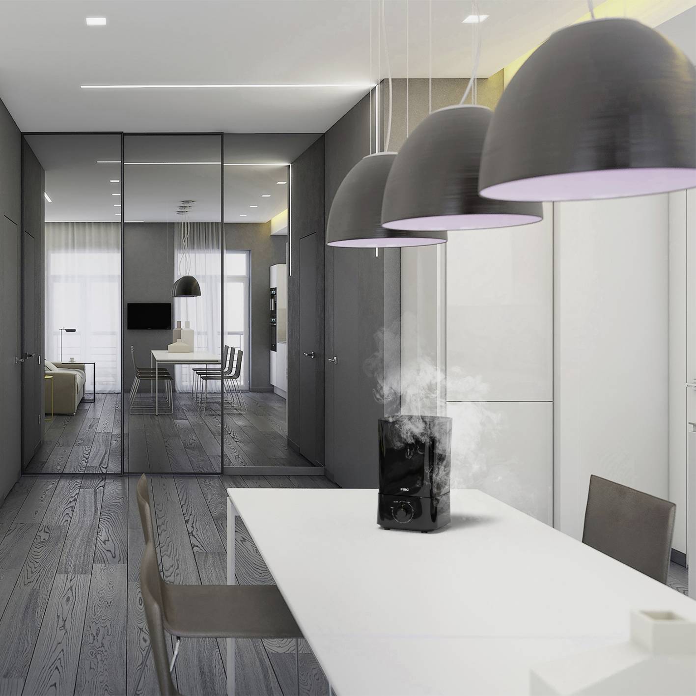 PINGI Humidificateur à ultrasons 1 pc(s)