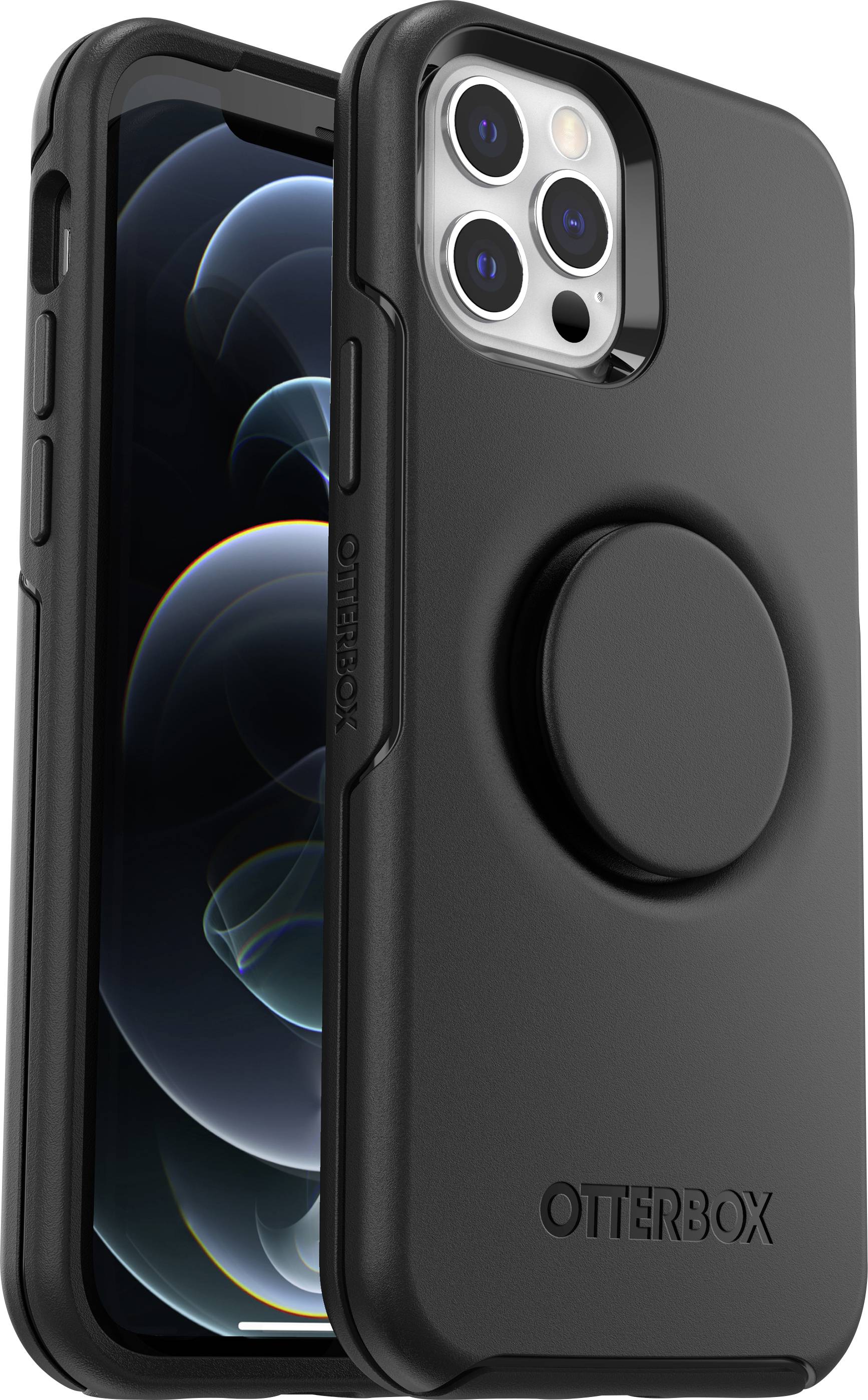 Otterbox Pop Symmetry Coque arrière Apple iPhone 12, iPhone 12 Pro noir
