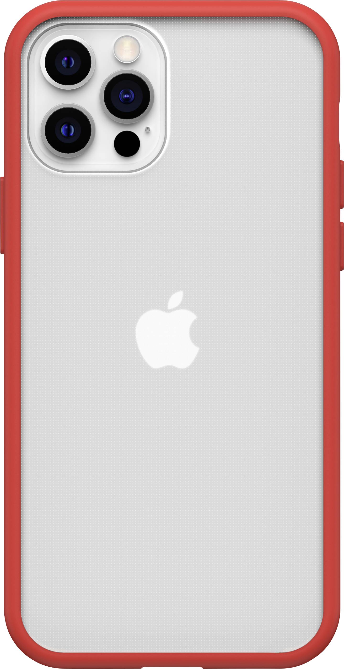 Otterbox React - ProPack BULK Coque arrière Apple iPhone 12, iPhone 12 Pro rouge, transparent