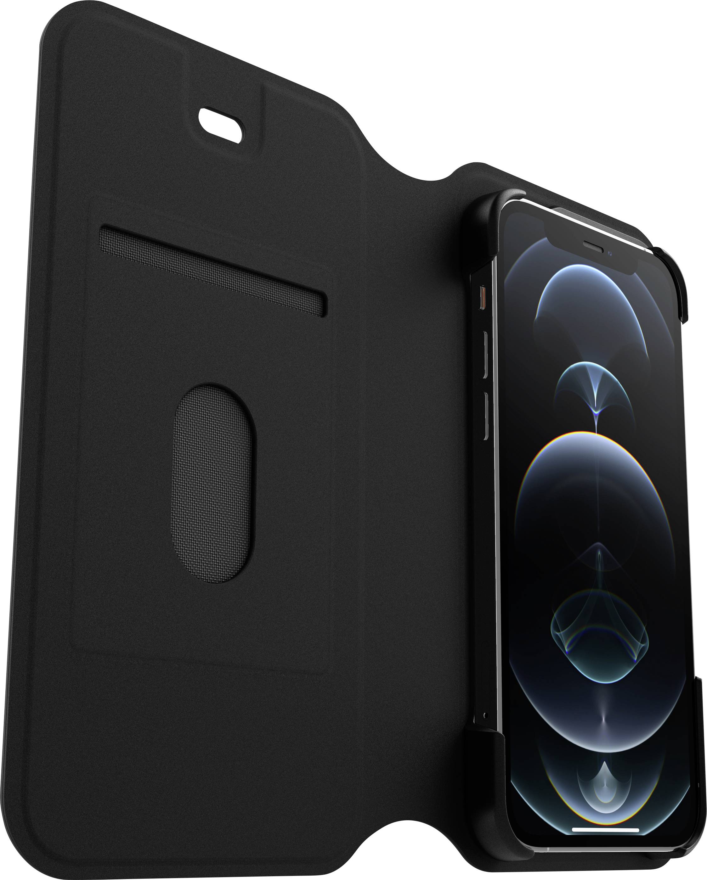 Otterbox Strada Via Étui portefeuille Apple iPhone 12, iPhone 12 Pro noir