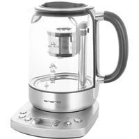 EMERIO WK-122248 Bouilloire sans fil, sans BPA, avec écran argent, noir Contenance: 1.7 l EMERIO WK-122248 Bouilloire sans fil, sans BPA, avec écran argent, noir Contenance: 1.7 l