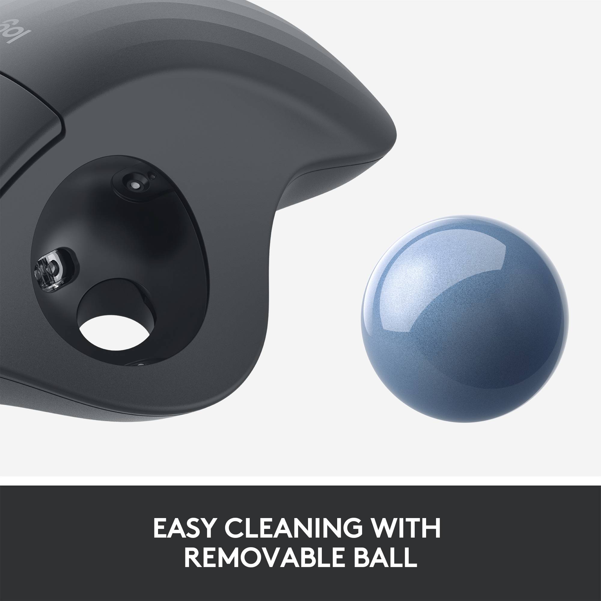 Logitech ERGO M575 Trackball radio optique noir 5 Boutons 2000 dpi ergonomique