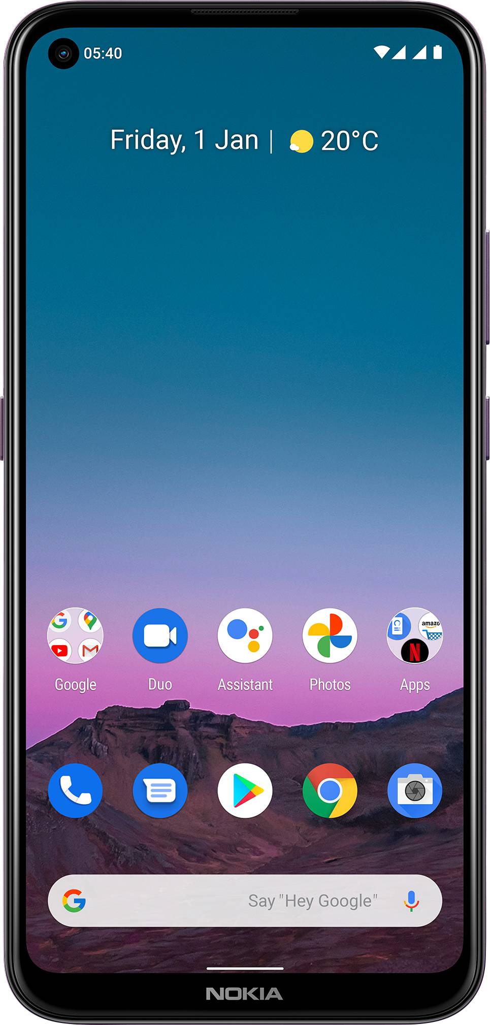 Nokia 5.4 Smartphone 128 GB 16.2 cm (6.39 pouces) lilas Android™ 10 double SIM