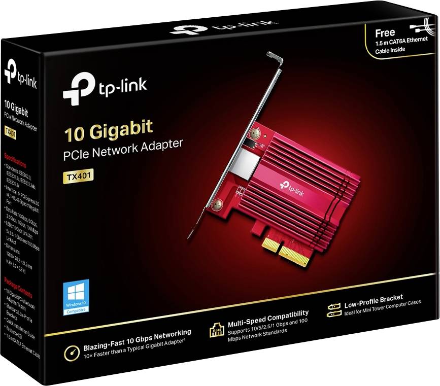 Carte réseau TP-LINK TX401 10 GBit/s PCI