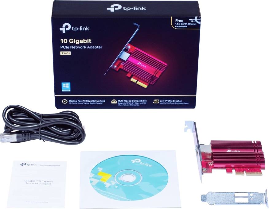 Carte réseau TP-LINK TX401 10 GBit/s PCI