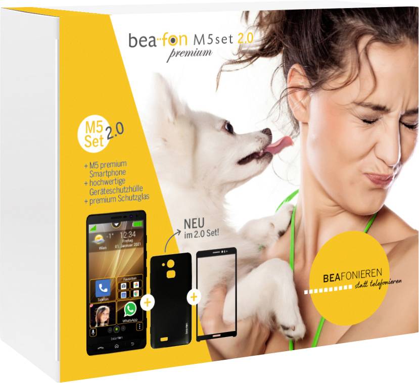 beafonM5Set;Smartphone16 GB;5.5 pouces;14 cm() single SIMAndroid™ 8.1noir