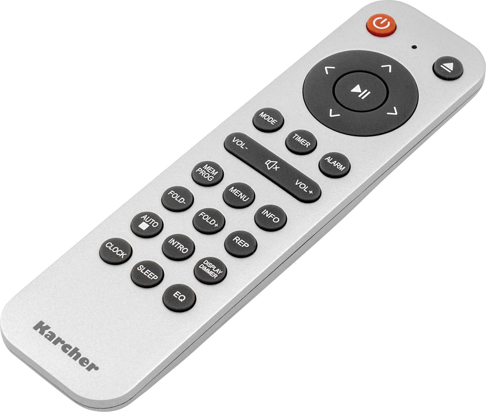 Karcher RA 2060D-S Radio à suspendre DAB+, FM DAB+, FM, Bluetooth, CD argent