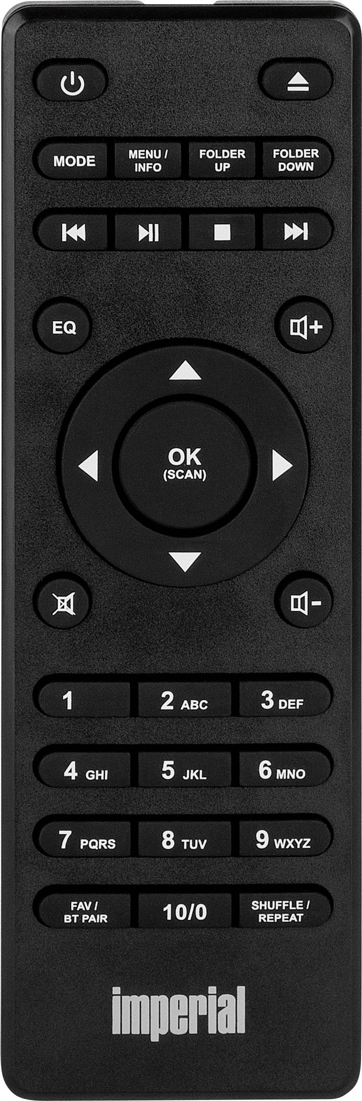 Imperial DABMAN i550CD Récepteur stéréo réseau 2x42 W noir Bluetooth®, DAB+, radio Internet, USB, WiFi