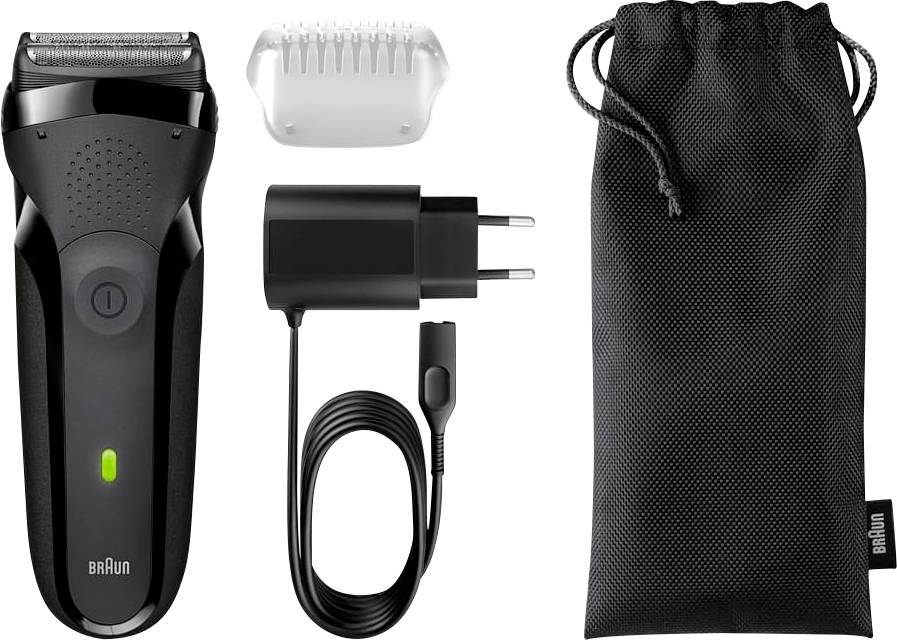 Braun Series3 301s 301s Rasoir à grilles noir