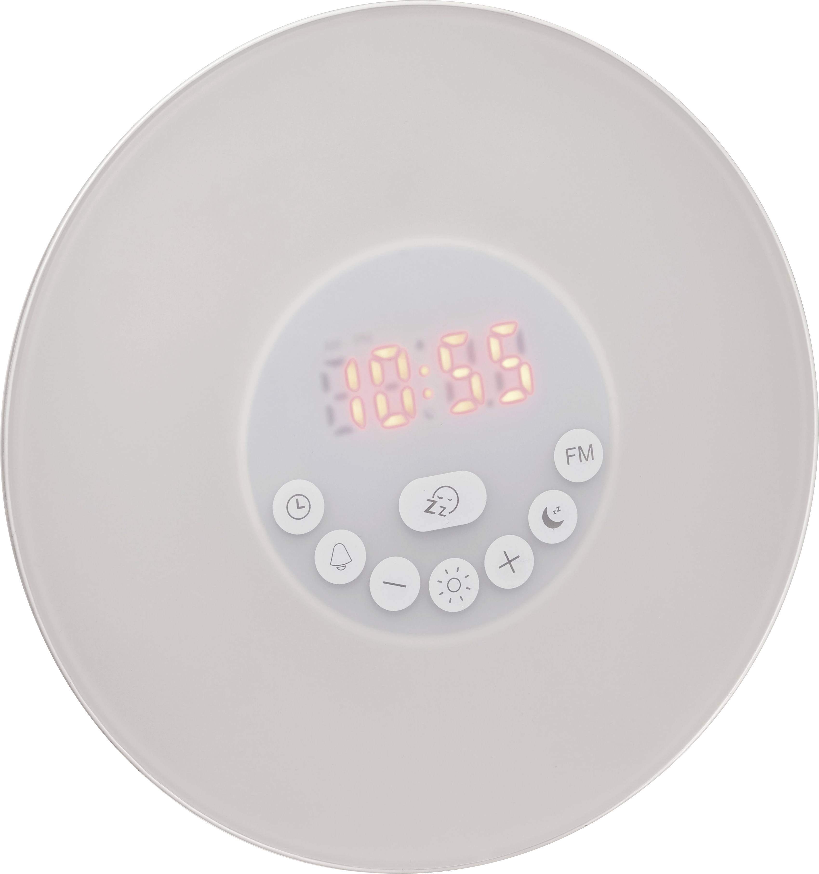 Réveil TFA Dostmann 60.2019.02 à quartz blanc