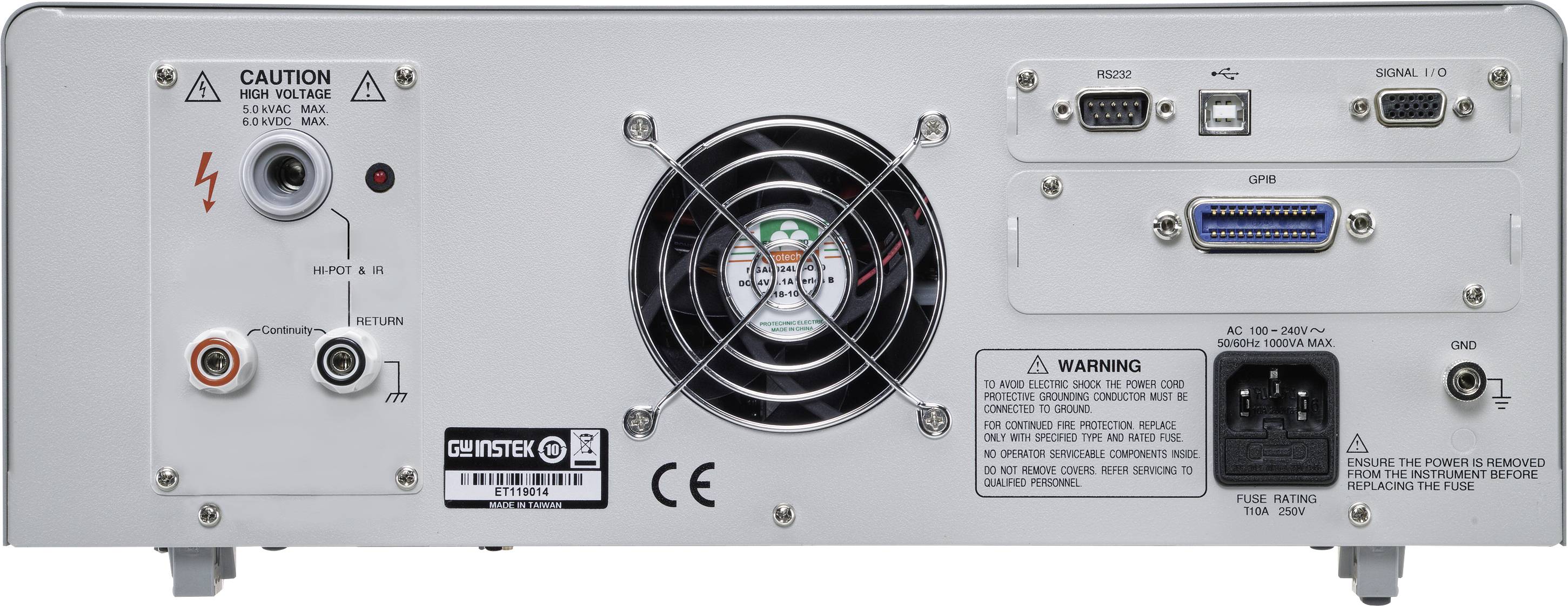 GW Instek GPT-15003 AC/DC/IR Analyseur de sécurité