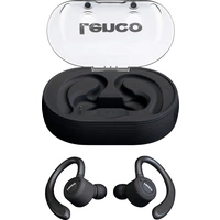 Lenco EPB-460BK Oreillette Bluetooth noir micro-casque, arceau auriculaire, résistant à la sueur pour le sport Lenco EPB-460BK Oreillette Bluetooth noir micro-casque, arceau auriculaire, résistant à la sueur pour le sport