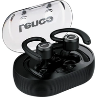 Lenco EPB-460BK Oreillette Bluetooth noir micro-casque, arceau auriculaire, résistant à la sueur pour le sport Lenco EPB-460BK Oreillette Bluetooth noir micro-casque, arceau auriculaire, résistant à la sueur pour le sport