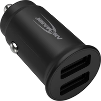Ansmann InCar Charger CC212 Chargeur USB 12 W 2x USB-A noir pour voiture, pour camion Ansmann InCar Charger CC212 Chargeur USB 12 W 2x USB-A noir pour voiture, pour camion
