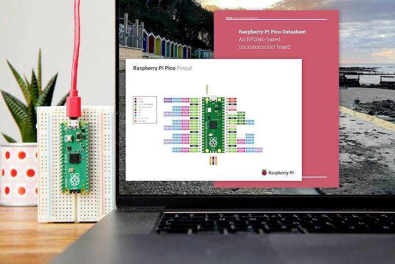 Microcontrôleur Raspberry Pi® RP-PICO-W