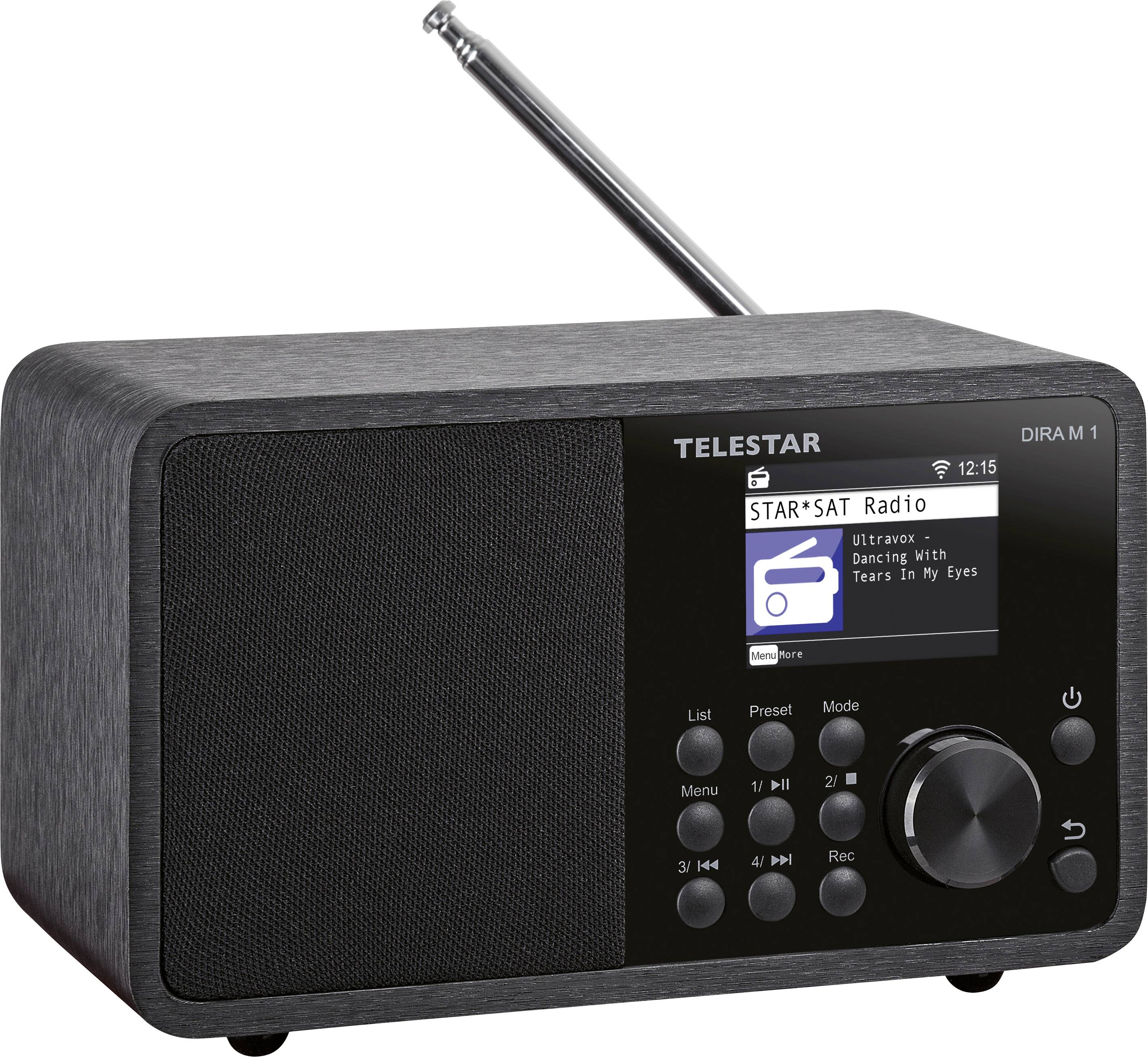 Telestar DIRA M 1 Radio de table Internet Internet, DAB+, FM AUX, Bluetooth, DLNA, USB, WiFi, radio internet fonction
